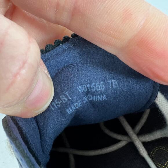 Cole Haan ZeroGrand Shoes Women's 7 Marine Blue Leather Comfort Wingtip Oxford - Picture 12 of 12